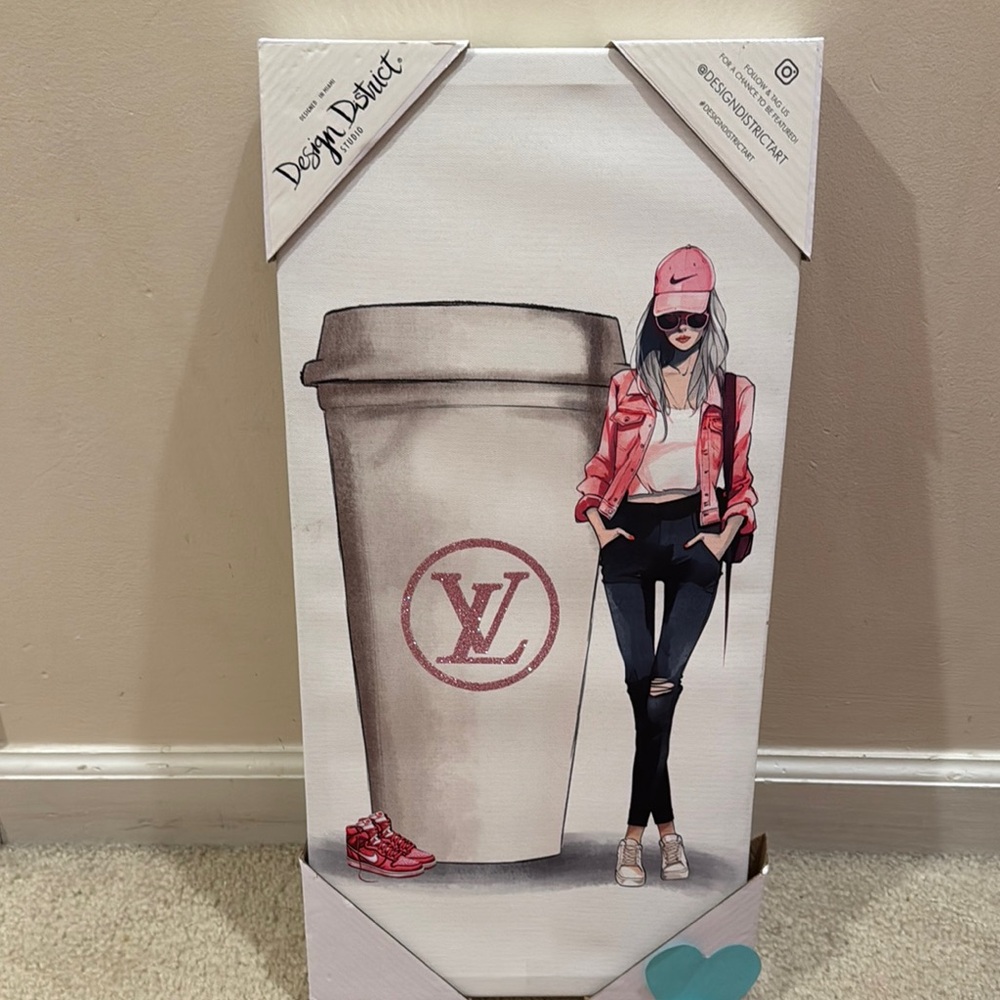 District Pink Wall Art